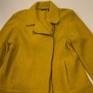Tahari Wool Blend Moto Style Jacket size M nice condition